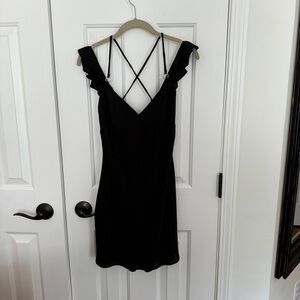 Free People Black Slip Dress